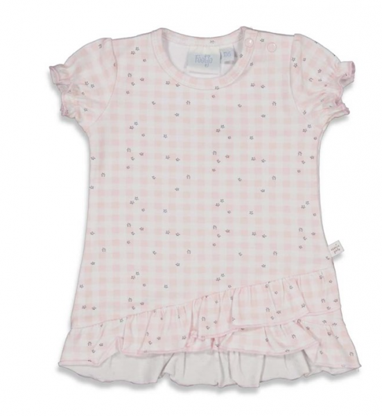 Feetje - Kleid rosa/weiß kariert